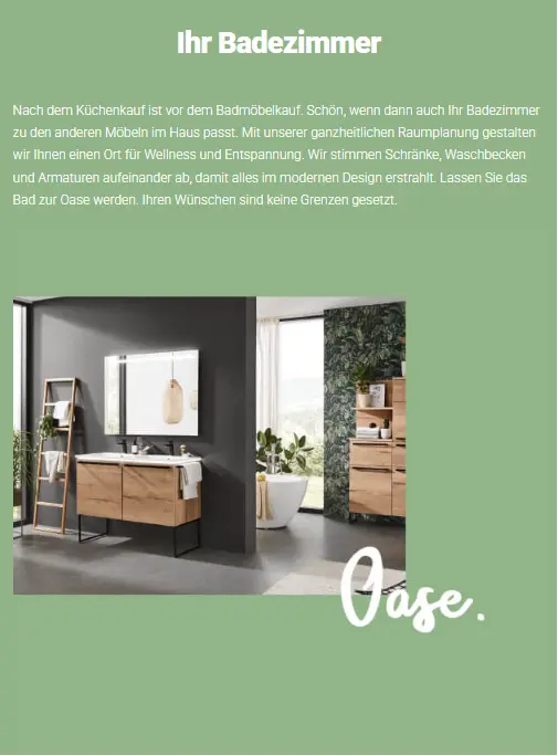 Badezimmer Küchenstudio KüchenTreff Alzey